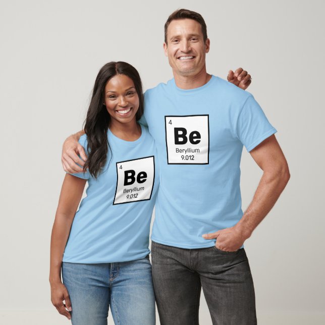 T-shirt Beryllium / Tableau Périodique - Be Element T-Shir (Unisexe)