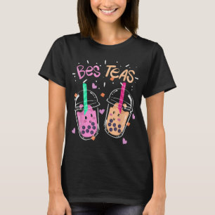 T-shirt Bes Teas Besties Boba Tea Buble Tea Kawaii Best F