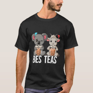 T-shirt Bes Teas Boba Thé Meilleur Ami Bubble Thé