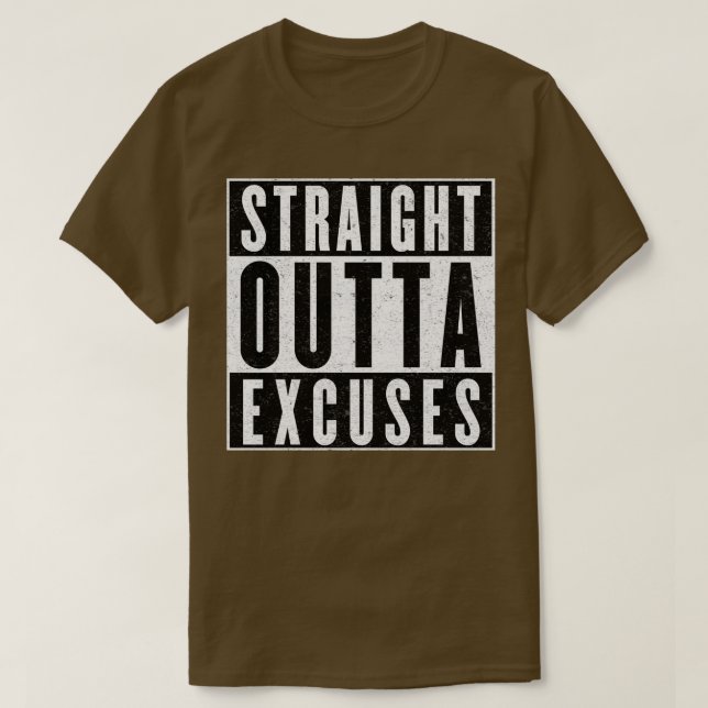 T-shirt Besoin de plus d'excuses (Design devant)