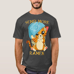T-shirt Besoin de plus Ramen Chat Ramen nouilles Anime Jap