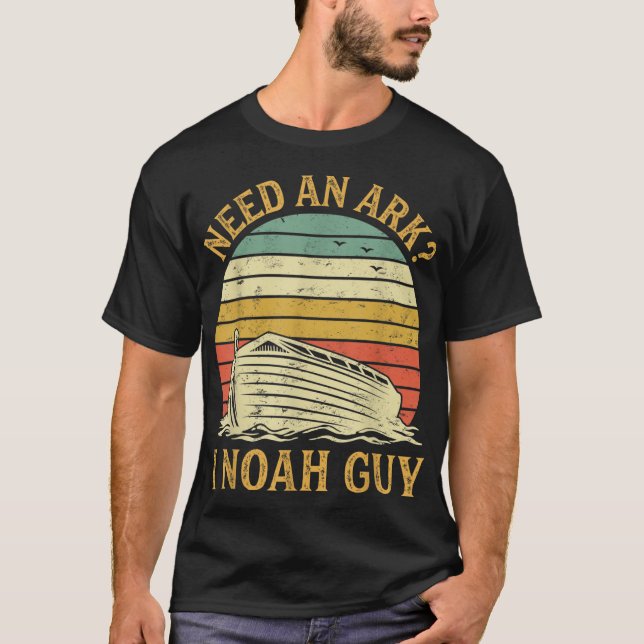 T-shirt Besoin D'Un Arc I Noah Guy Funny Humour Christian  (Devant)