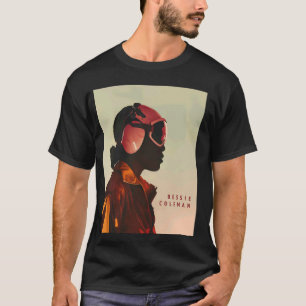 T-shirt Bessie Coleman Aviation Histoire noire Amer africa