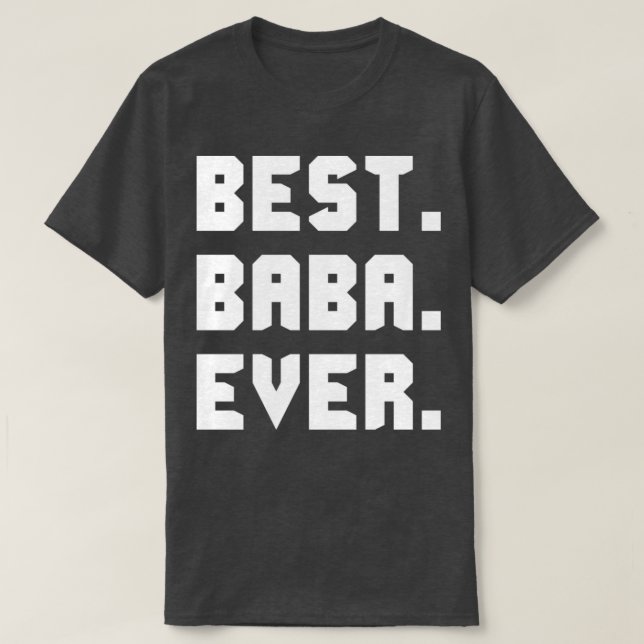 T-shirt Best Baba Ever (Design devant)