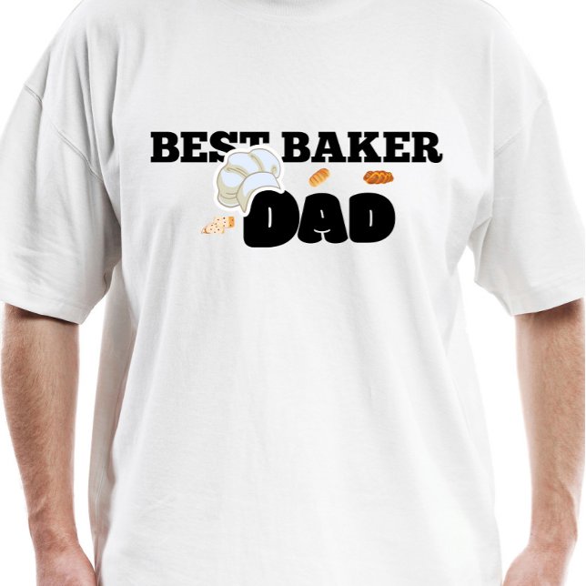 T-shirt Best Baker Dad - Un délicieux hommage à papa! (Créateur téléchargé)