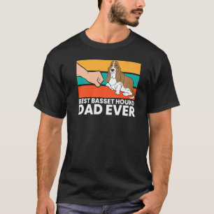 T-shirt Best Basset Hound Papa Jamais Basset Hound