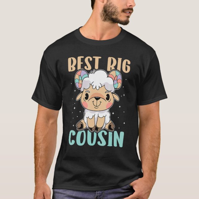 T-shirt Best Big Cousin (Devant)