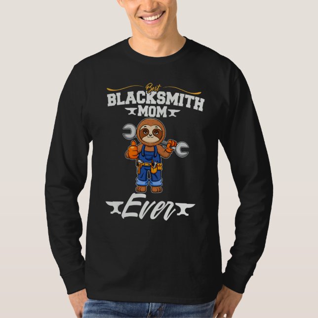 T-shirt Best Blacksmith Mom Ever Metal Work Forge Hammer_4 (Devant)