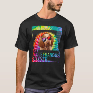 T-shirt Best Braque Francais Papa Ever chien papa pour hom