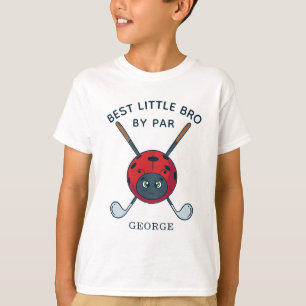 T-shirt Best Brother By Par Par Baby shower Golfing Nom du