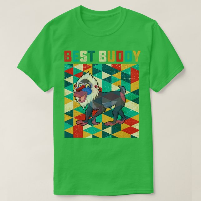 T-shirt Best Buddy Baboon (Design devant)