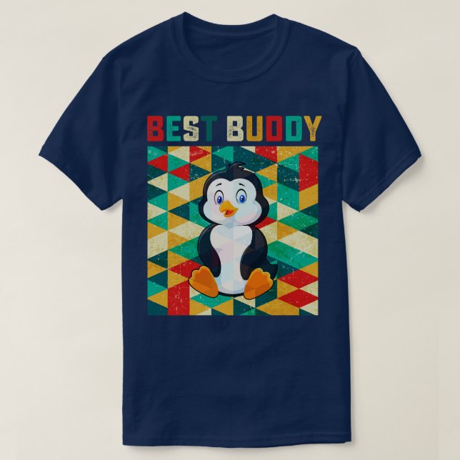 T-shirt Best Buddy Penguin (Design devant)