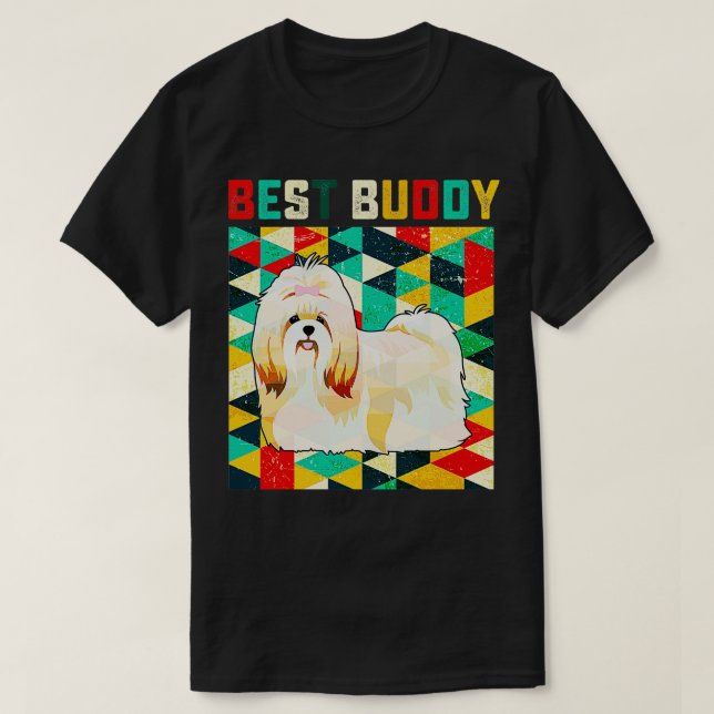 T-shirt Best Buddy Shih Tzu (Design devant)