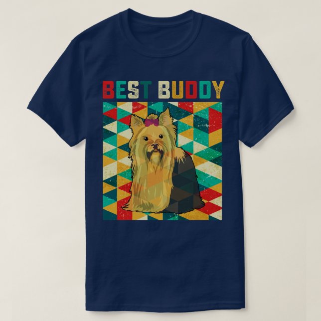T-shirt Best Buddy Yorkie (Design devant)