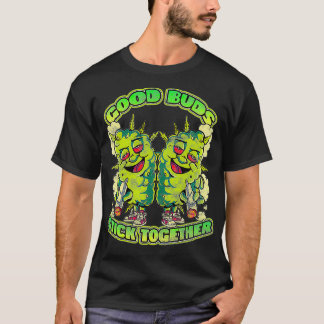 T-shirt Best Buds Inspiré Best Friends Related Weed Frien