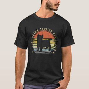 T-shirt Best Cairn Terrier Papa Ever Daddy Cadeaux Amoureu