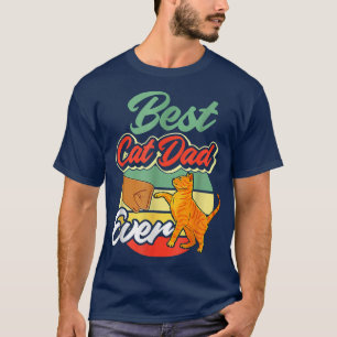 T-shirt Best Cat Dad Ever Funny Cat Lover Poison Father's