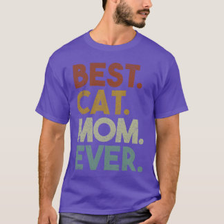 T-shirt Best Cat Mom Ever Crazy Cat Lady boy