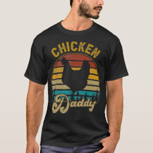 T-shirt Best Chicken Daddy Vintage Retro Les années 70 Ch