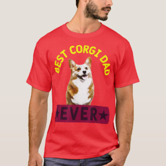 T-shirt Best Corgi DadDog Lover Owner 