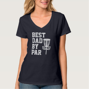 T-shirt Best Dad By Par Par Funny Disque Golf Cadeau