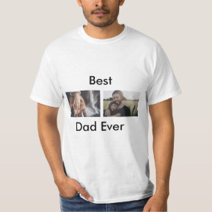 T-shirt best dad ever happy fête des pères ajouter votre p