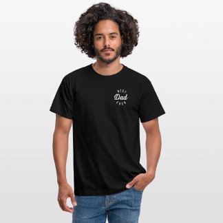T-shirt Best Dad Ever Minimalist Elegant