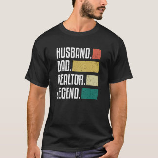 T-shirt Best Dad Ever Real Estate Broker Realtor Dad