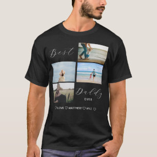 T-shirt Best Daddy Ever - Custom Family Photo Keepsaké