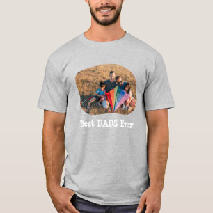 T-shirt Best DADS Ever LGBTQ téléchargez votre photo horiz