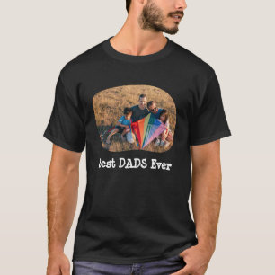 T-shirt Best DADS Ever LGBTQ téléchargez votre photo horiz