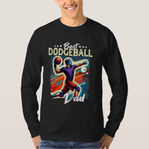 T-shirt Best Dodgeball Papa Jouer Dodgeball