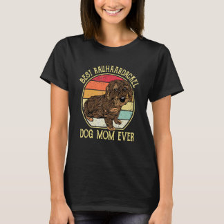 T-shirt Best Dog Mom Woodhhair Dachshund