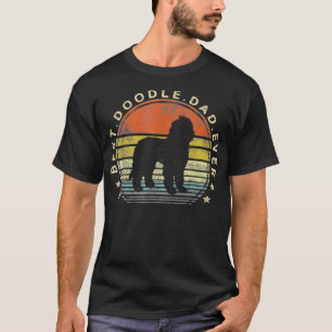 T-shirt Best Doodle Papa Propriétaire Amoureux des chiens