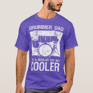 T-shirt Best Drnuméro Dad Art For Men Father Music Drums S