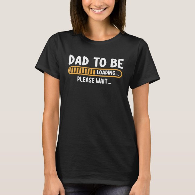 T-shirt Best Expecting Dad Daddy and Father Pregnancy Anno (Devant)