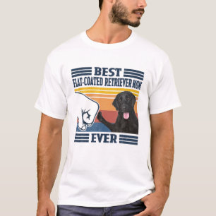 T-shirt Best Flat Coated Retriever Mom Ever Funny Dog Mom