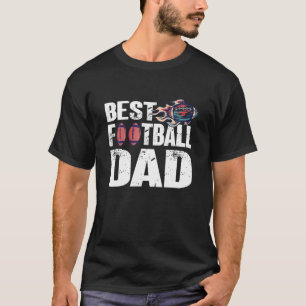 T-shirt Best Football Papa - Drôle Papa Football Américain