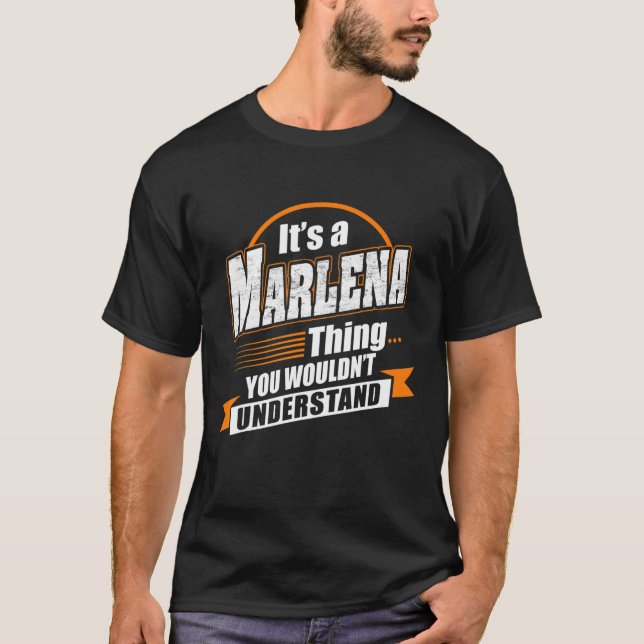 T-shirt Best For Marlena Marlena Nommé (Devant)