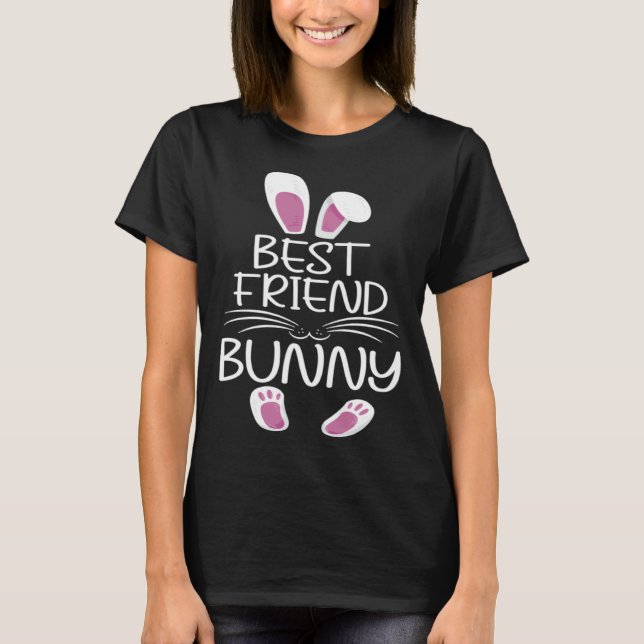 T-shirt Best Friend Bunny Cute Matching Family Easter Day (Devant)