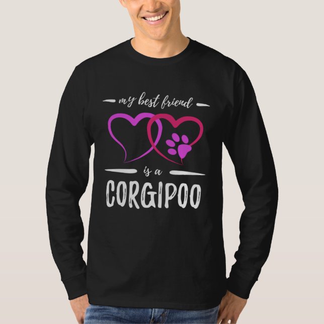 T-shirt Best Friend Corgipoo Dog  Dog Mom  Idea (Devant)