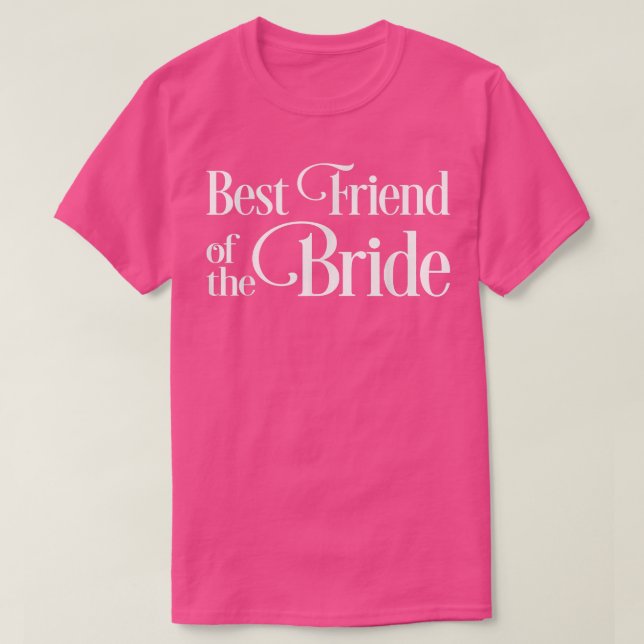 T-shirt Best Friend of the Bride  (Design devant)