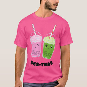 T-shirt Best Friends Bes-Teas Boba Tea Cute Bubble Kawaii
