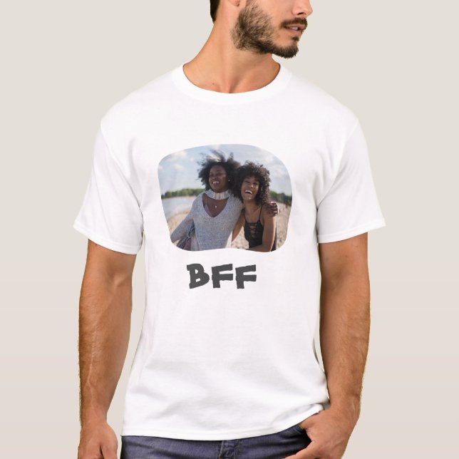 T-shirt Best Friends Forever BFF télécharger notre photo h (Devant)