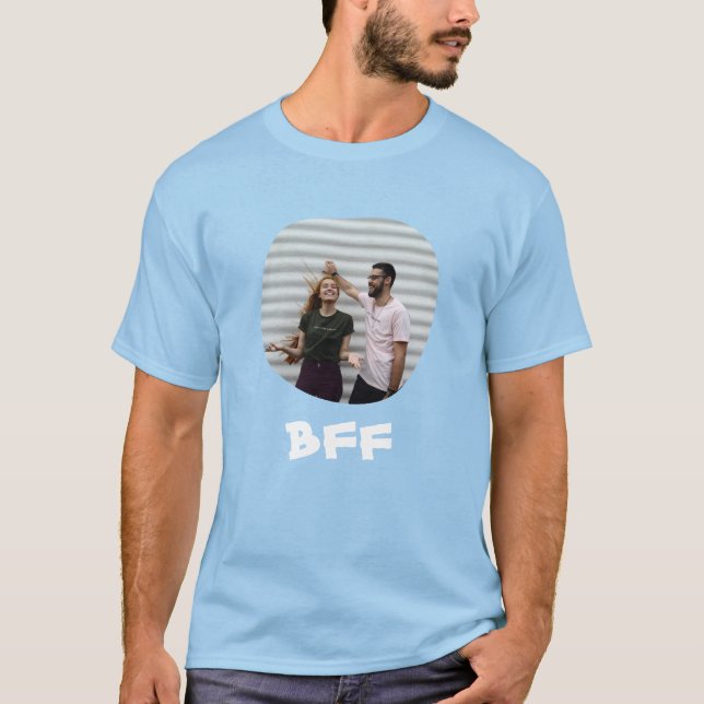 T-shirt Best Friends Forever BFF téléchargez votre photo c (Devant)