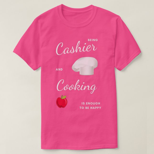 T-shirt Best Funny Gift Idea for Cashier (Design devant)