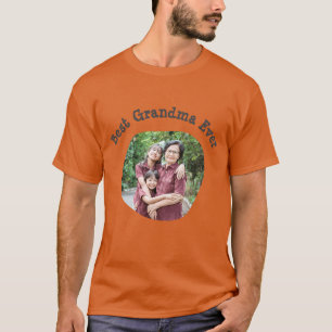 T-shirt Best Grandma Ever télécharger votre photo de famil