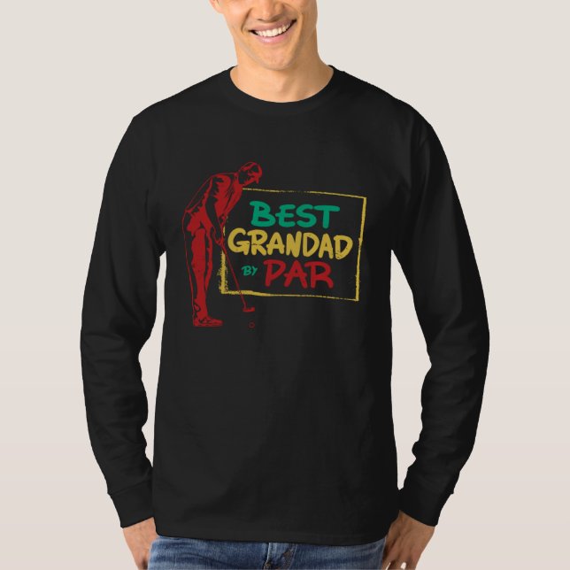 T-shirt Best Grandpa By Par Father s Day Golf Grandad Golf (Devant)