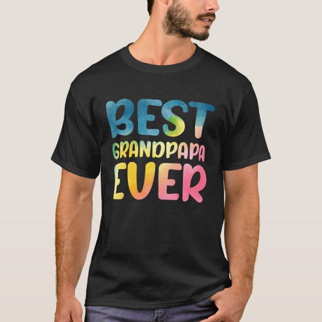 T-shirt Best Grandpapa Ever  Father's Day Grandpapa (Devant)