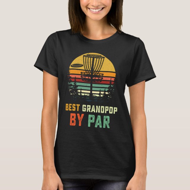 T-shirt Best Grandpop Disc Golf  Grandpa Frisbees Disk Gol (Devant)